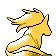 Ninetales - Gold (Back View)