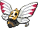 Ninjask - Black 2 White 2 Black White Animated (Back View)