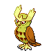 Noctowl - HeartGold SoulSilver (Shiny)