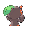Nuzleaf - Ruby Sapphire (Back View (Shiny))
