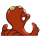 Octillery - HeartGold SoulSilver (Back View)