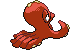 Octillery - Black 2 White 2 Black White Animated (Back View)