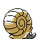 Omanyte - Silver (Back View (Shiny))