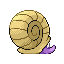Omanyte - FireRed LeafGreen (Back View (Shiny))