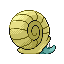 Omanyte - Ruby Sapphire (Back View)