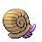 Omanyte - Black 2 White 2 Black White Animated (Back View (Shiny))
