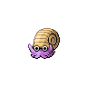 Omanyte - Black White (Shiny)