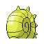 Omastar - Emerald (Back View (Shiny))