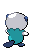 Oshawott - Black White Animated (Back View)