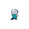 Oshawott - Black White (Back View)