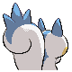 Pachirisu - Platinum (Back View)