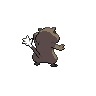 Patrat - Black White (Back View (Shiny))