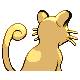 Persian - HeartGold SoulSilver (Back View)