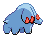 Phanpy - Black 2 White 2 Black White Animated (Back View)
