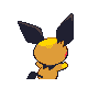 Pichu - Diamond Pearl (Back View (Shiny))
