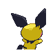 Pichu - HeartGold SoulSilver (Back View)