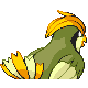 Pidgeotto - Diamond Pearl (Back View (Shiny))