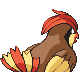 Pidgeotto - Platinum (Back View)