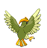 Pidgeotto - Black 2 White 2 Black White Animated (Back View (Shiny))