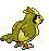 Pidgey - Black 2 White 2 Black White Animated (Back View (Shiny))