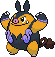 Pignite - Black White Animated (Shiny)