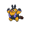 Pignite - Black White (Shiny)