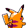 Pikachu - Gold (Back View (Shiny))