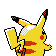 Pikachu - Gold (Back View)