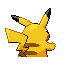 Pikachu - FireRed LeafGreen (Back View (Shiny))