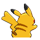 Pikachu - HeartGold SoulSilver (Back View)