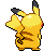 Pikachu - Black 2 White 2 Black White Animated (Back View)