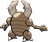 Pinsir - Black 2 White 2 Black White Animated (Back View)