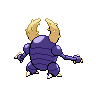 Pinsir - Black White (Back View (Shiny))