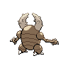 Pinsir - Black White (Back View)