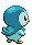 Piplup - Black 2 White 2 Black White Animated (Back View (Shiny))