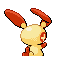 Plusle - Ruby Sapphire (Back View (Shiny))