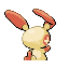 Plusle - Ruby Sapphire (Back View)