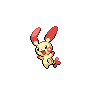 Plusle - Black White (Normal)
