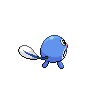 Poliwag - Black White (Back View (Shiny))