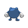 Poliwhirl - Black White (Back View)