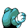 Poliwrath - Crystal (Back View (Shiny))
