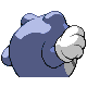 Poliwrath - HeartGold SoulSilver (Back View)