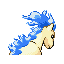Ponyta - Emerald (Back View (Shiny))