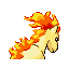 Ponyta - FireRed LeafGreen (Back View)