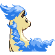 Ponyta - Diamond Pearl (Back View (Shiny))