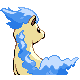 Ponyta - HeartGold SoulSilver (Back View (Shiny))