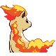 Ponyta - HeartGold SoulSilver (Back View)