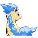 Ponyta - Platinum (Back View (Shiny))