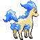 Ponyta - Black 2 White 2 Black White Animated (Back View (Shiny))