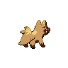 Poochyena - Black White (Back View (Shiny))